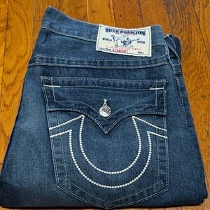 Gently worn men’s True Religion Blue Jeans